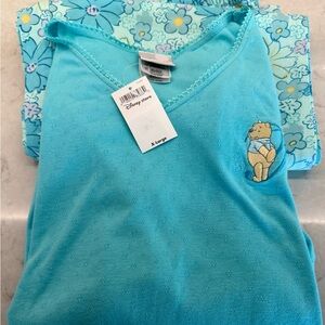 Disney Turquoise Winnie the Pooh Woman’s Pajama Set XL